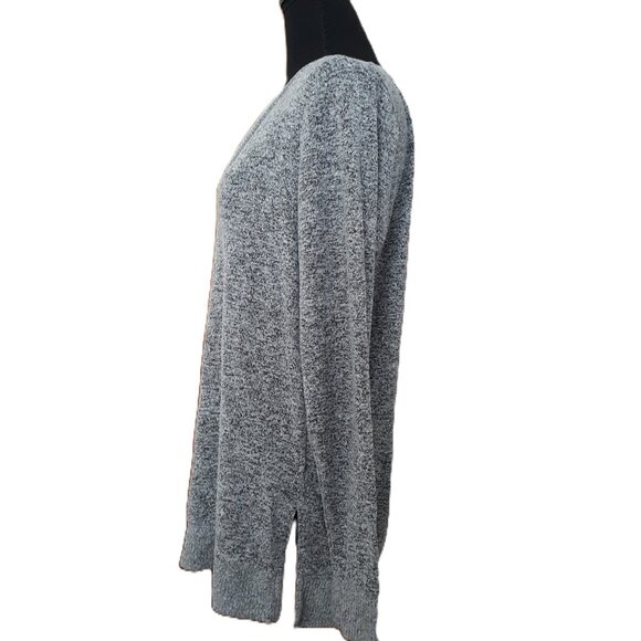 Lucky Brand Cloud V-Neck Knit Long Sleeve Sweater Oversized - Picture 6 of 8
